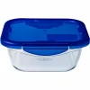 Контейнер для сохранения пищевых продуктов Pyrex Синий Прозрачный 800 ml (2 штук)