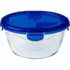 Контейнер для сохранения пищевых продуктов Pyrex Синий Прозрачный Круглая 1,6 L (6 Предметы)