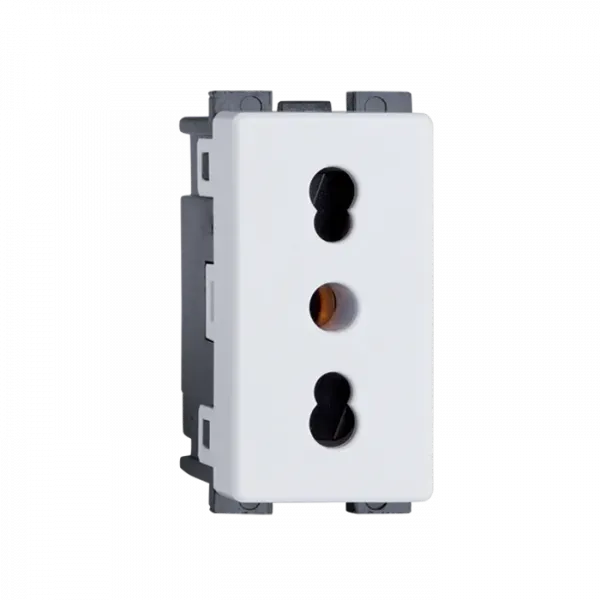 LECCE ITALIAN STANDART MULTI SOCKET WHITE