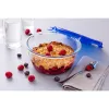Контейнер для сохранения пищевых продуктов Pyrex Синий Прозрачный Круглая 1,6 L (6 Предметы)