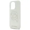 Karl Lagerfeld IML Rhinestones Karl Head - Case for iPhone 16 Pro (transparent)