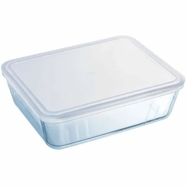Контейнер для сохранения пищевых продуктов Pyrex Белый Прозрачный Прямоугольный 1,5 L
