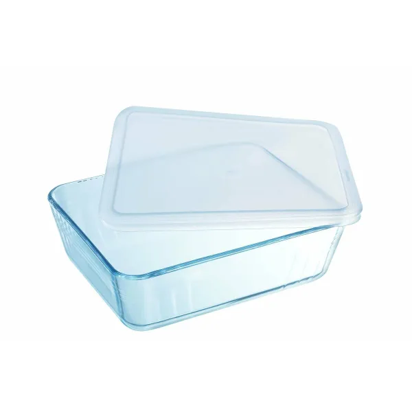 Контейнер для сохранения пищевых продуктов Pyrex Белый Прозрачный Прямоугольный 1,5 L