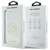 Karl Lagerfeld IML Rhinestones Karl Head - Case for iPhone 16 Pro (transparent)