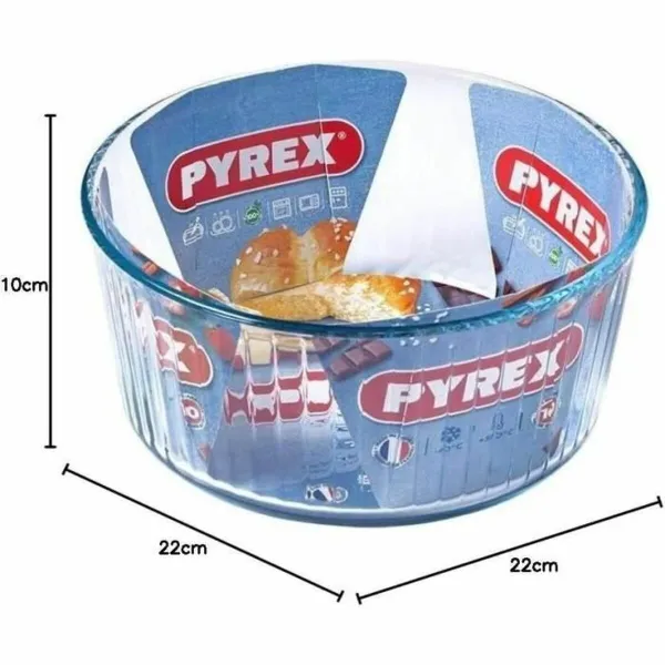 Cepšanas Veidne Pyrex Caurspīdīgs