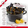 Casserole with Lid Menastyl Black Glazed enamelled steel 2 Pieces