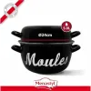 Pan Menastyl Black Glazed enamelled steel