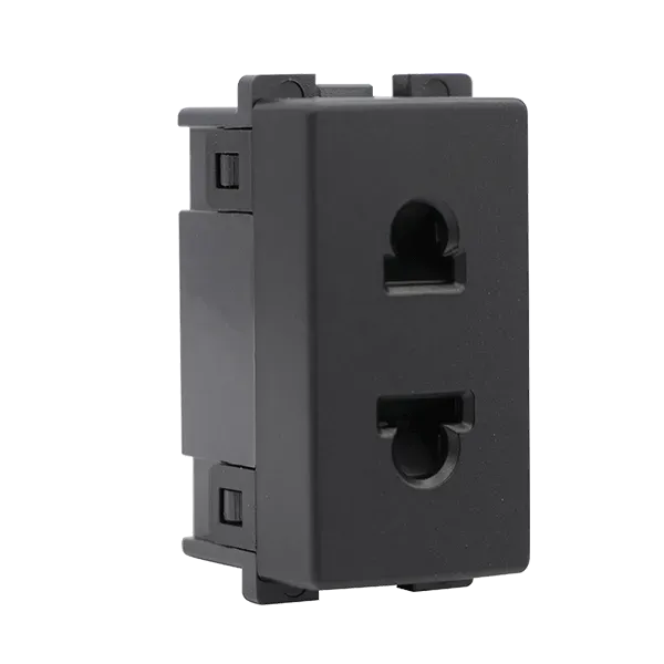 LECCE DOUBLE PIN SOCKET ANTHRACITE