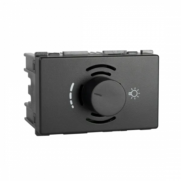 LECCE LED DIMMER 200VA 3 MODULES ANTHRACITE