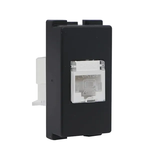 LECCE COMPUTER SOCKET RJ45 CAT5E ANTHRACITE