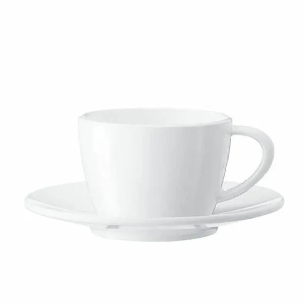 Komplekts ar 2 kafijas tasēm Jura Cappucino Balts Porcelāns 2 Daudzums (2 gb.)