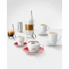 Komplekts ar 2 kafijas tasēm Jura Cappucino Balts Porcelāns 2 Daudzums (2 gb.)