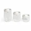 3 Tubs Livoo 23 x 12 x 23 cm White