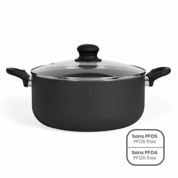 Кастрюля Livoo 37 x 15 x 30 cm Чёрный Ø 28 cm 6,5 L