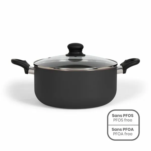 Puodas Livoo 24 x 11 x 39 cm Juoda Ø 24 cm 4 L