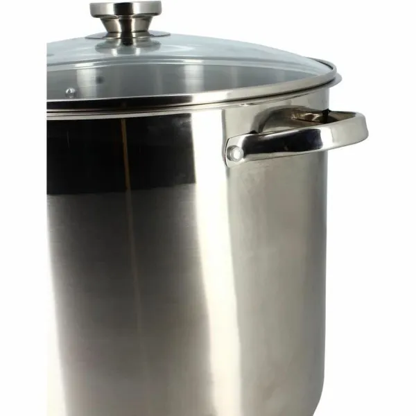 Casserole with Lid Menastyl Steel Stainless steel