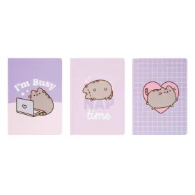 Pusheen - Set of A6 notebooks from the Moments collection, 3 pcs.