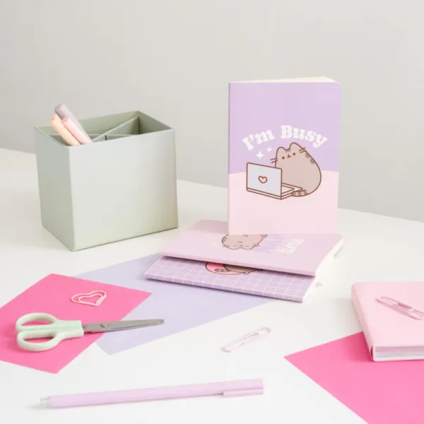 Pusheen - Set of A6 notebooks from the Moments collection, 3 pcs.