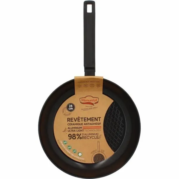 Pan Menastyl Black Toughened aluminium Ø 28 cm