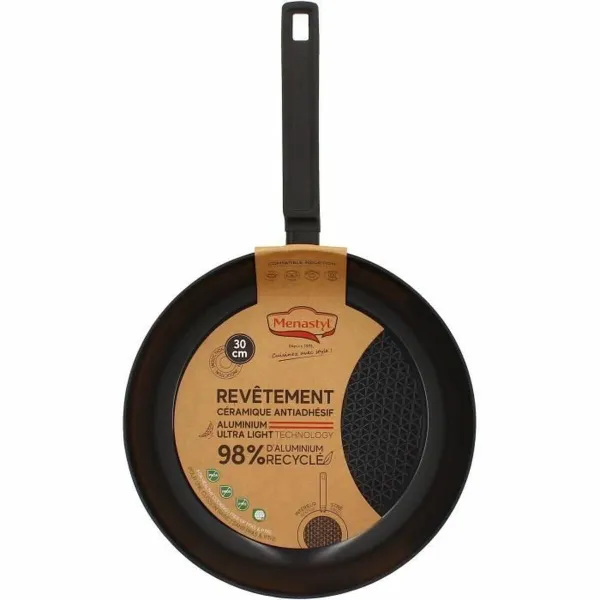 Pan Menastyl Black Toughened aluminium Ø 30 cm