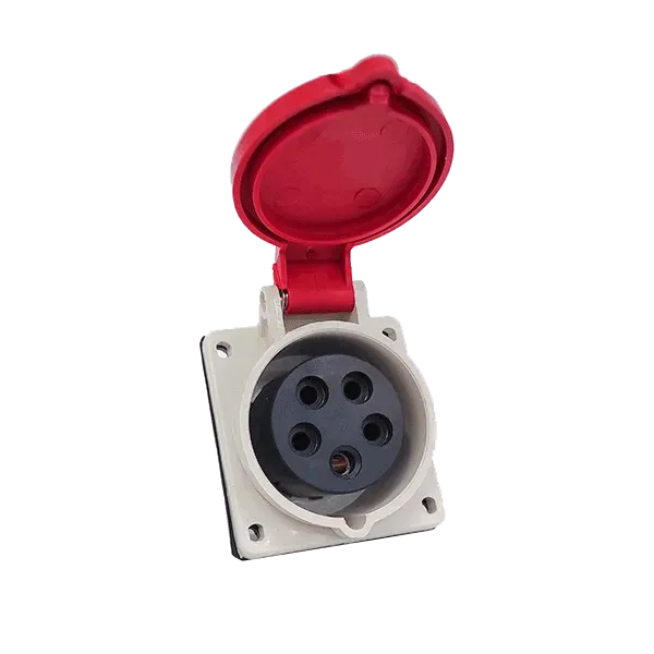 FLUSH MOUNT INDUSTRIAL SOCKET HT-415 16A IP44 3P+N+E 400V