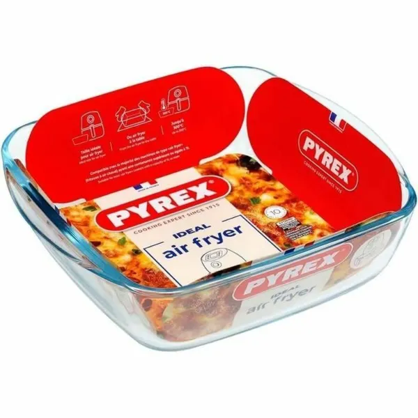 Форма для выпечки Pyrex Прозрачный Боросиликатное стекло Квадратный