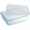 Контейнер для сохранения пищевых продуктов Pyrex Белый Чёрный Прозрачный Clear Прямоугольный