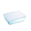 Контейнер для сохранения пищевых продуктов Pyrex Белый Чёрный Прозрачный Clear Прямоугольный