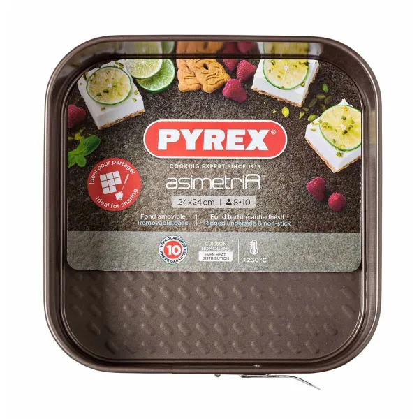 Съемная форма Pyrex Коричневый Нержавеющая сталь