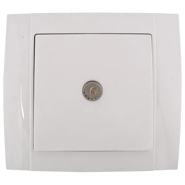 SR-2508 TV SOCKET WHITE