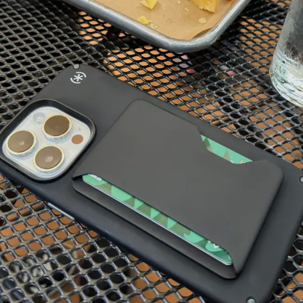 Speck ClickLock Wallet For MagSafe - Magnetic MagSafe Wallet (Pale Oak)