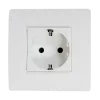 BASIC TZ107 GERMAN STANDARD SOCKET WHITE