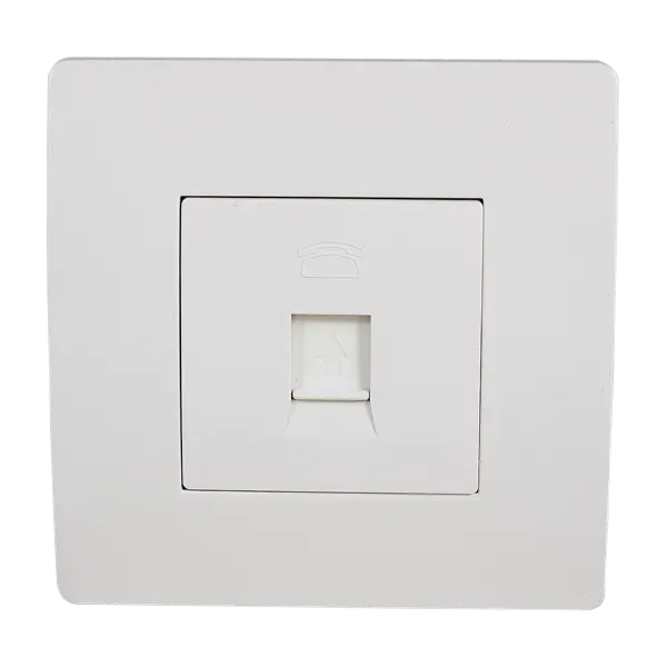 BASIC TZ106 TELEPHONE SOCKET WHITE