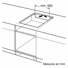 Indukcinė kaitlentė BOSCH PUC611AA5E 60 cm 4600 W