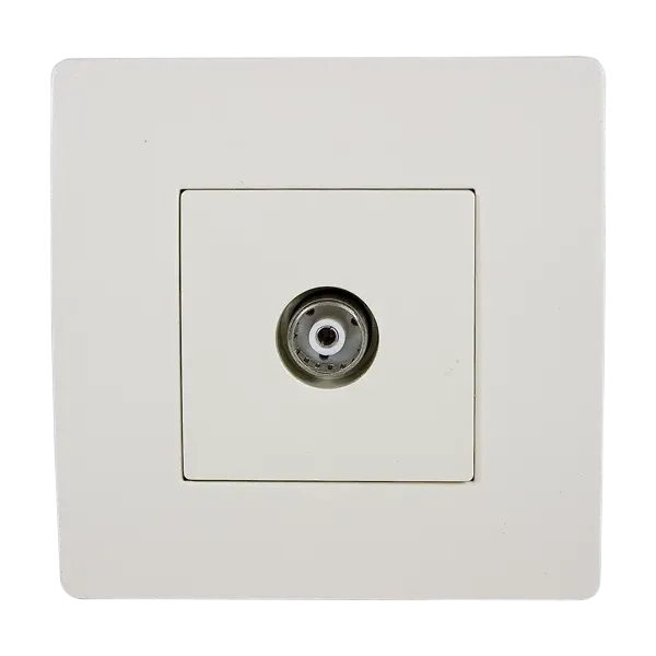 BASIC TZ111 TV ANTENNA SOCKET CREAM