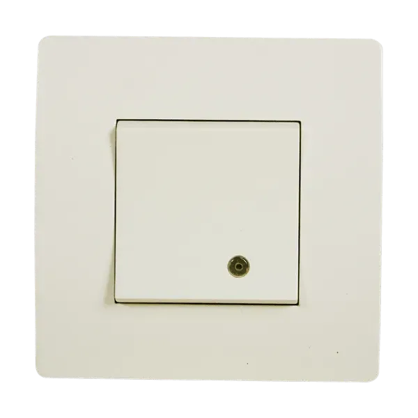 BASIC TZ111 TV ANTENNA SOCKET CREAM