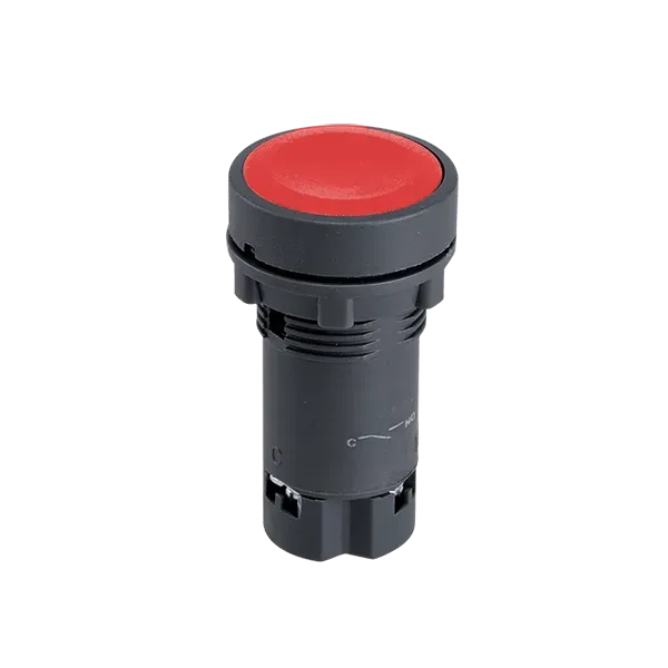 BUTTON EL-EA42 1NC RED WITH SPRING RETURN