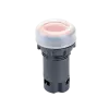 BUTTON EL-EA42 1NC RED IP44 WITH SPRING RETURN AND SILICONE CAP