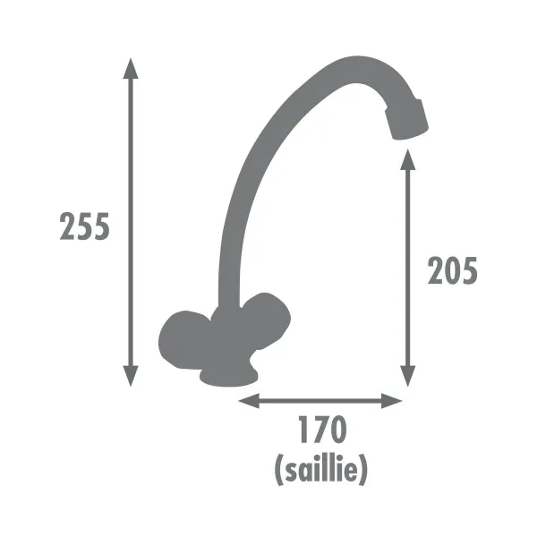 Two-handle Faucet Edouard Rousseau KONFORT