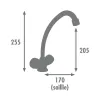 Two-handle Faucet Edouard Rousseau KONFORT