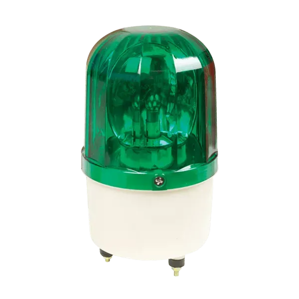 SIGNAL LIGHT WITH SIREN LTE1101J-G 12V GREEN