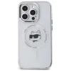 Karl Lagerfeld IML Metal Choupette Head MagSafe - Case for iPhone 13 Pro (White)