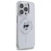 Karl Lagerfeld IML Metal Choupette Head MagSafe - Case for iPhone 13 Pro (White)