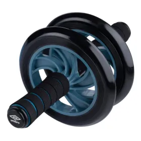 Umbro - Dual-wheel ab roller with mat (Blue)