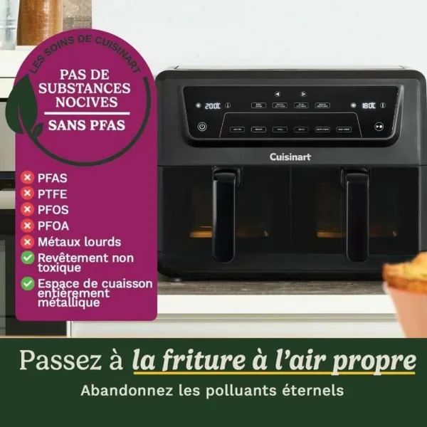 Airfryer Cuisinart AFD10XBLE Musta 2400 W 10,4 L