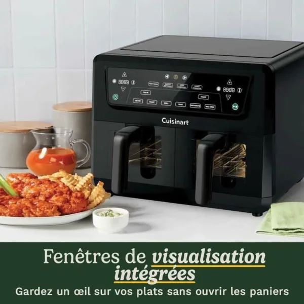 Karstā gaisa fritieris Cuisinart AFD10XBLE Melns 2400 W 10,4 L