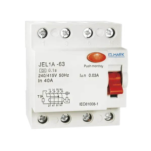 RESIDUAL CURRENT DEVICE JEL1A 4P 10A/30MA