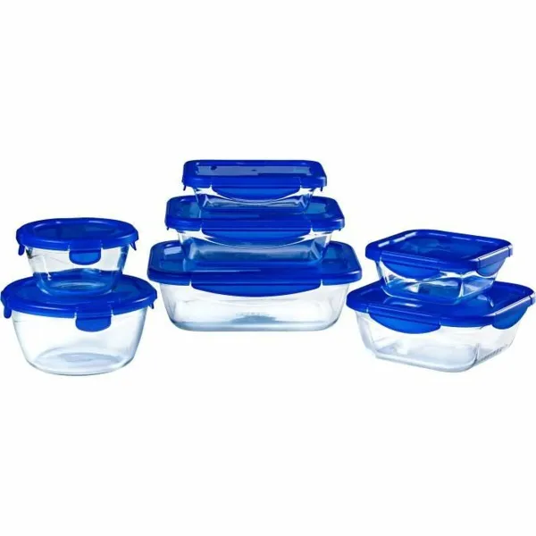 Набор судков Pyrex Cook & Go Синий Прозрачный