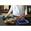 Set of lunch boxes Pyrex Blue Transparent 2,6 L 3 Pieces