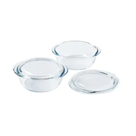Kastrolis Pyrex Caurspīdīgs 25 x 20 x 27 cm 2 gb.